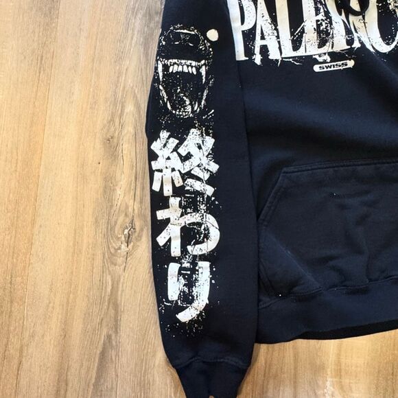 Paleface Swiss Please End Me Black Hoodie Size Medium European Death Hardcore - Picture 4 of 7
